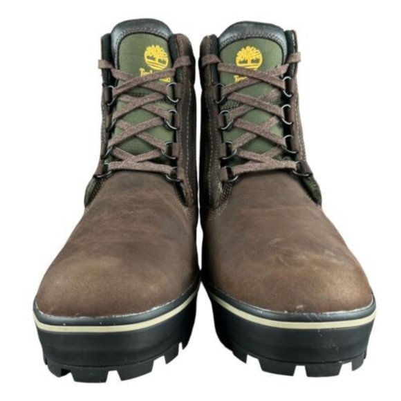 Timberland Spruce Mountain Warm Lined Dark Brown Nubuck Boots Men's Sizes 10-12M - Picture 2 of 9